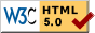 Valid HTML 5.0 Experimental